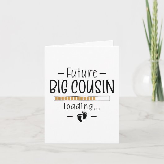 Future Big Cousin - 1ère Faire-part de grossesse p (Devant)