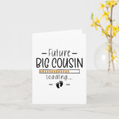 Future Big Cousin - 1ère Faire-part de grossesse p (Fleur jaune)