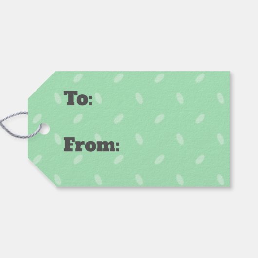 Future Biologist's Blocks Gift Label Cadeaulabel (Achterkant Horizontaal)