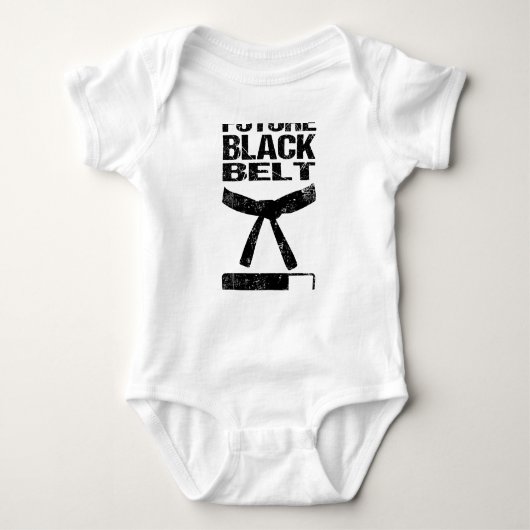 Future Black Belt loading for Martial Arts Kids Romper (Voorkant)