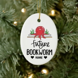 Future Bookworm Keramisch Ornament