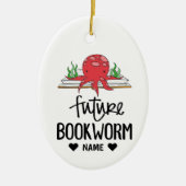Future Bookworm Keramisch Ornament (Voorkant)
