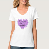 Future Bride Custom Heart T-shirt (Voorkant)