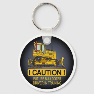 Future Bulldozer Dozer Driver Sleutelhanger