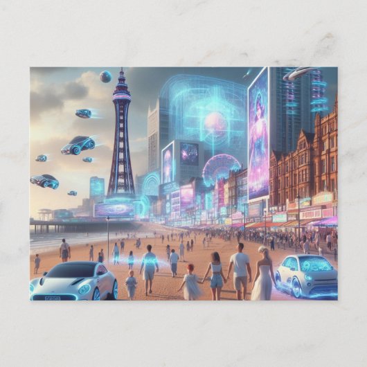 Future carte postale de Blackpool (Devant)