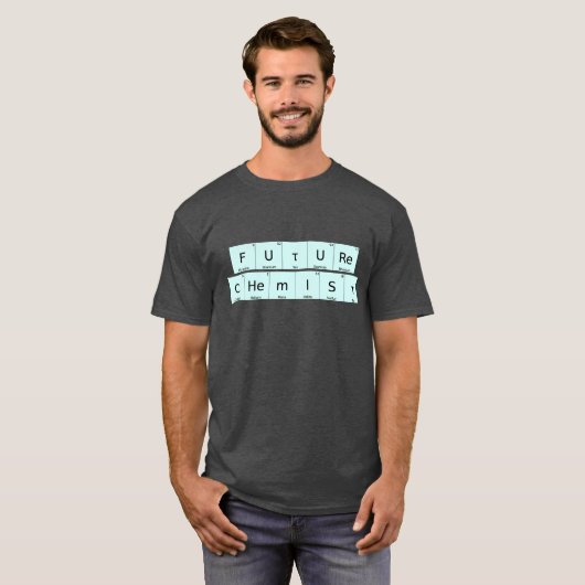 FUTURE CHEMIST - GESPELD MET ELEMENT T-SHIRT (Voorkant volledig)