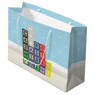 Future Chemist's Blocks Gift Bag Groot Cadeauzakje