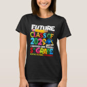 Future Class Of 2029 I Survived Passed 5th Grade G T-shirt (Voorkant)