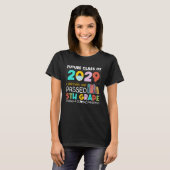 Future Class Of 2029 I Survived Passed 5th Grade G T-shirt (Voorkant volledig)