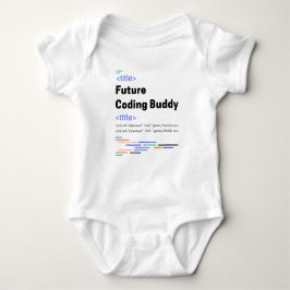 Future Coding Buddy Schattige Ontwikkelaar Romper