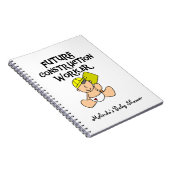Future Construction Worker Custom Notebook Notitieboek (Rechterzijde)
