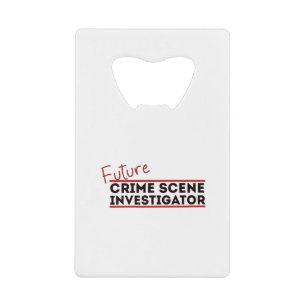 Future Crime Scene Investigator Kredietkaart Flessenopener