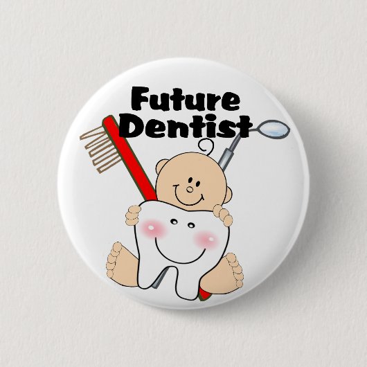 Future Dentist Ronde Button 5,7 Cm (Voorkant)