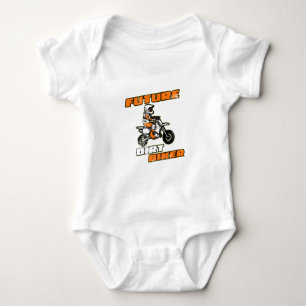 Future Dirt Biker Funny Motocross voor kinderen Romper