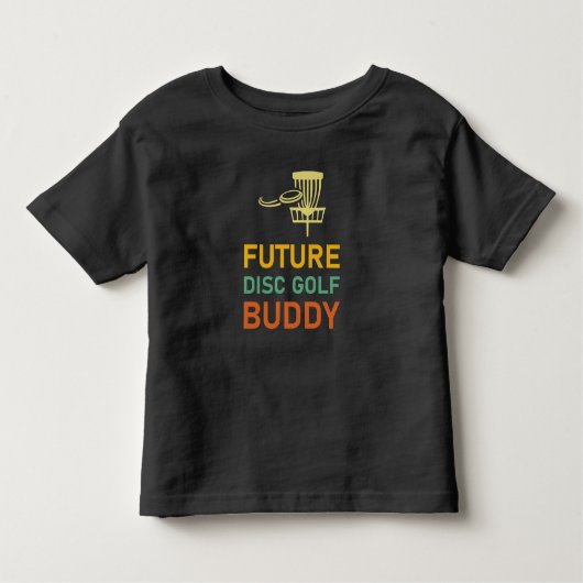 Future Disc Golf Buddy - Flying Disc - Frisbee Kinder Shirts (Voorkant)