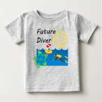 Future Diver Design - Baby Fine Jersey T-Shirt