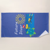 Future Diver Design - Serviette de plage (Devant)