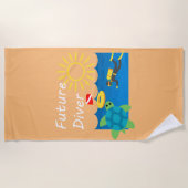 Future Diver Design - Serviette de plage (Devant)