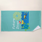 Future Diver Design - Serviette de plage (Devant)