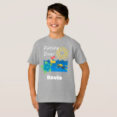 Future Diver Design - T-shirt de base pour enfants (Devant entier)