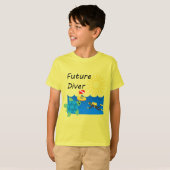 Future Diver Design - T-shirt de base pour enfants (Devant entier)