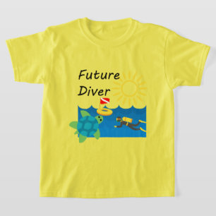 Future Diver Design - T-shirt de base pour enfants