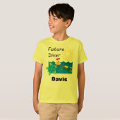 Future Diver Design - T-shirt de base pour enfants (Devant entier)