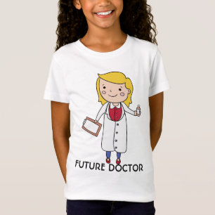 Future Doctor Girl Blonde Hair T-shirt