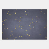 Future Dusk Gold Stars Inpakpapier Vel (Voorkant 3)