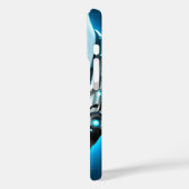 Future Elegance-4D Necktie iPhone 16 Coque pour le (Verso / Gauche)