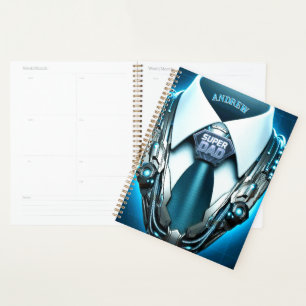 Future Elegance - 4D Necktie Planner pour lui & pa