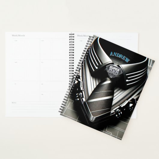 Future Elegance - 4D Necktie Planner pour Papa & L (Devant avec enveloppe)