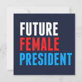 Future Female President Kaart (Voorkant)