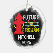 Future Firefighter Graduation Keramisch Ornament (Links)