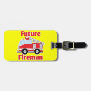 Future Fireman Bagagelabel