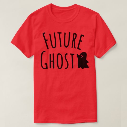 Future Ghost Funny Spooky Cute T-shirt (Design voorkant)