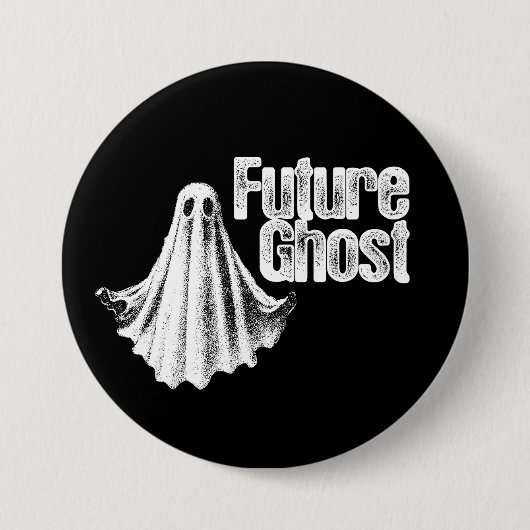 Future Ghost Ronde Button 7,6 Cm (Voorkant)