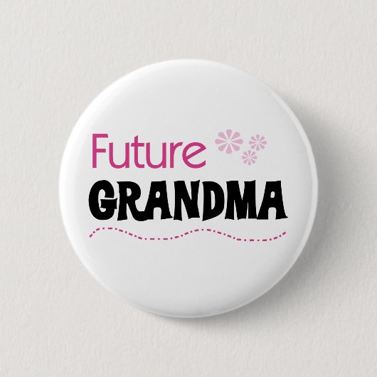 Future Grandma Ronde Button 5,7 Cm (Voorkant)