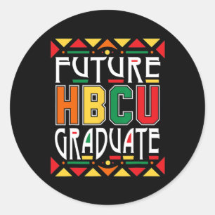 Future Hbcu Afstuderen Historische Zwarte Colleges Ronde Sticker