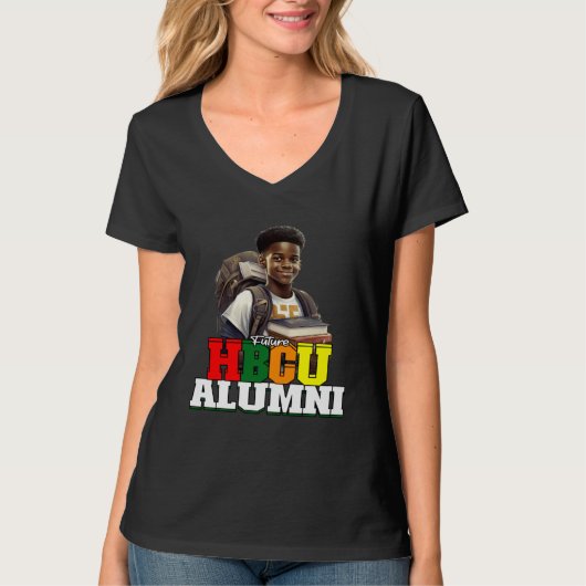 Future HBCU Alumni Apparel Historical Black colleg T-shirt (Voorkant)