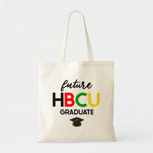 Future HBCU College Afstuderen Tote Bag (Voorkant)