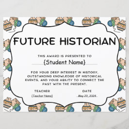 Future Historian Student Recognition Award