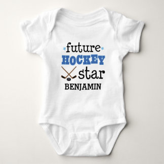 Future Ice Hockey Star Gepersonaliseerde Kinder T- Romper