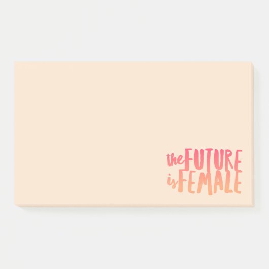 Future is Female Post-It Notes (Devant)