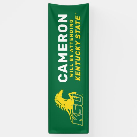 Future Kentucky State University Afstuderen Spandoek (Verticaal)