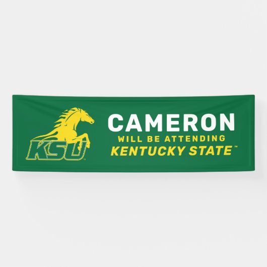 Future Kentucky State University Afstuderen Spandoek (Horizontaal)