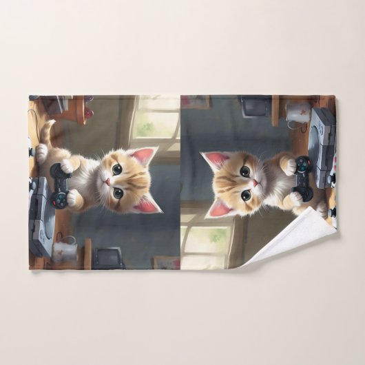 Future Kitten Youtube Star, (Serviette à main)