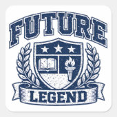 Future Legend – Ambition Student Pride Vierkante Sticker (Voorkant)