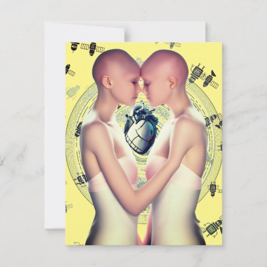 Future Love Feestdagenkaart (Voorkant)