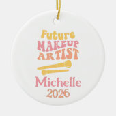 Future Makeup Artist  Keramisch Ornament (Voorkant)